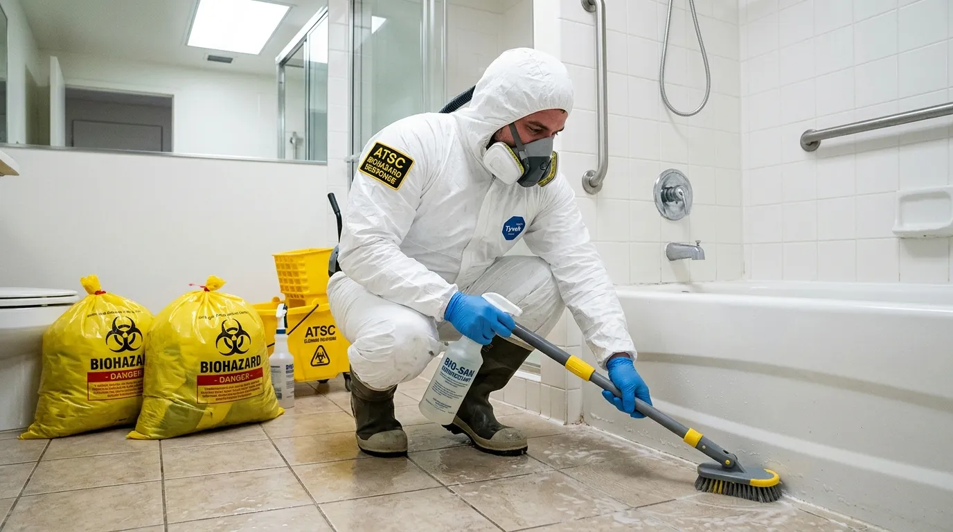 Decontamination equipment deployed for Blood Cleanup in Roosevelt